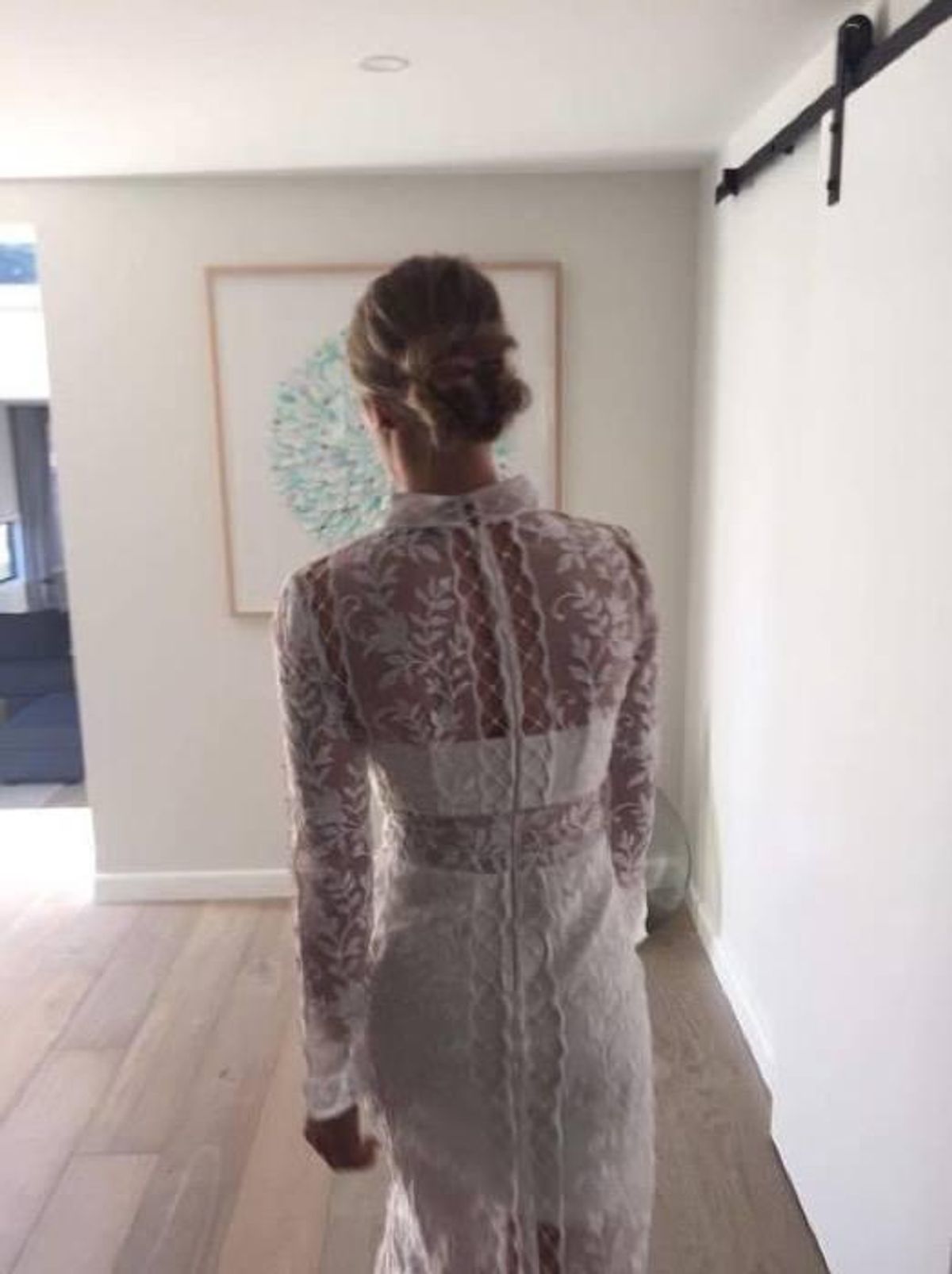 Thurley Wisteria Dress White Size 6 - Image 1