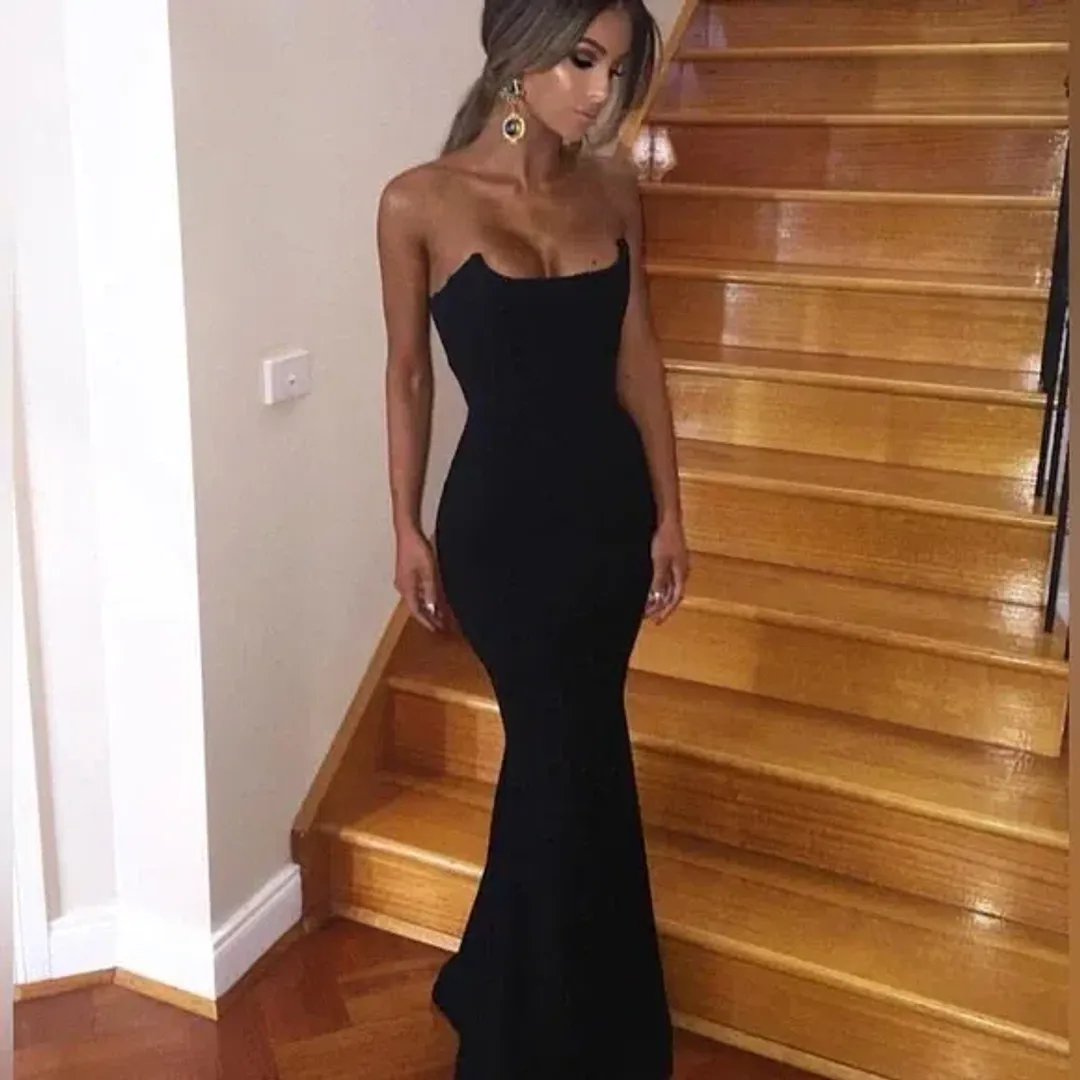 Zachary the Label Elvira Gown in Black Size S / AU 10 for rent on The Volte - main image