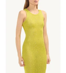 Astra Resort Natalia Dress Chartreuse Sequin Size XS / AU 6 for rent on The Volte - image 2