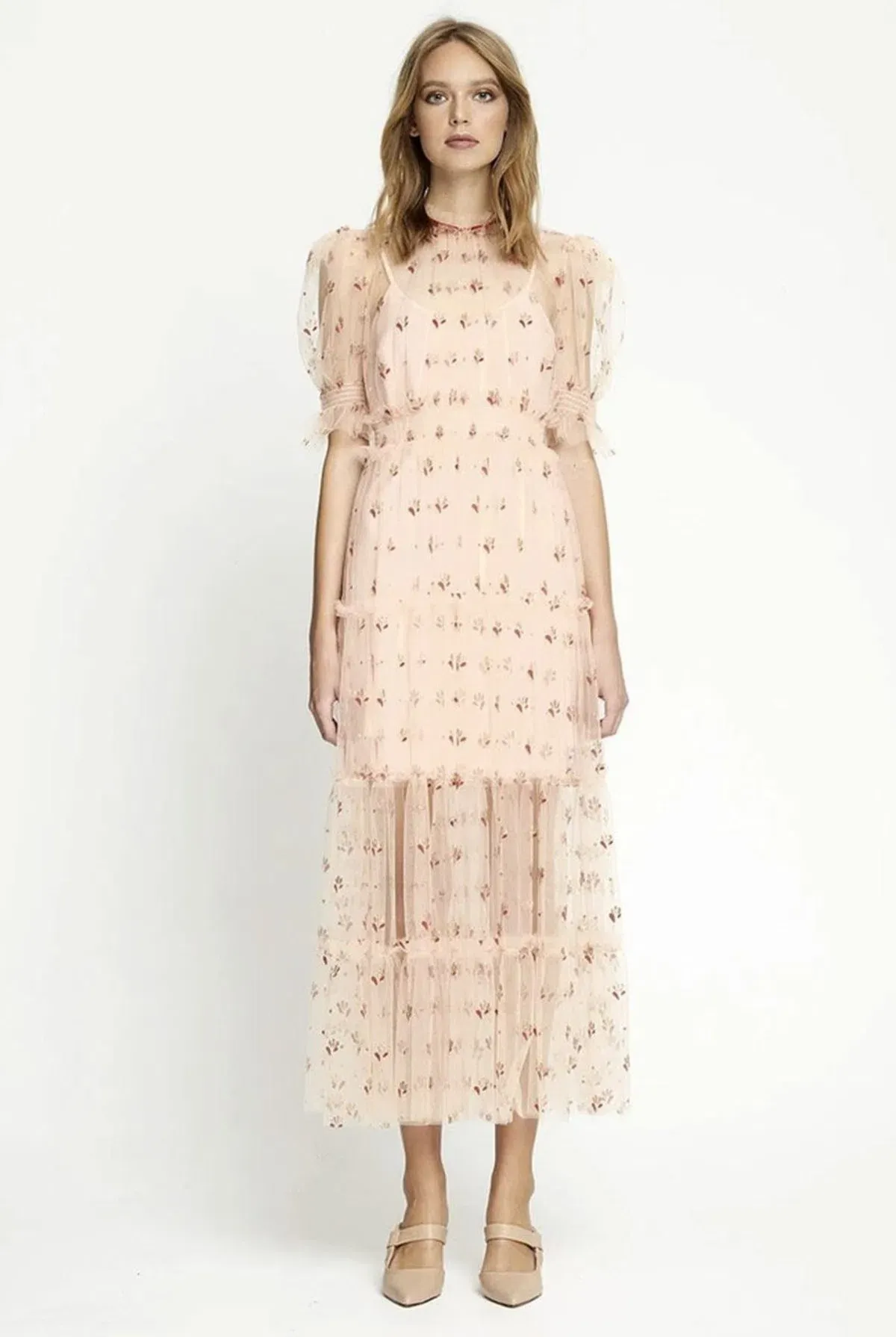 Alice McCall Cowboy Tears Midi Dress Pink Size AU 8 - Image 1