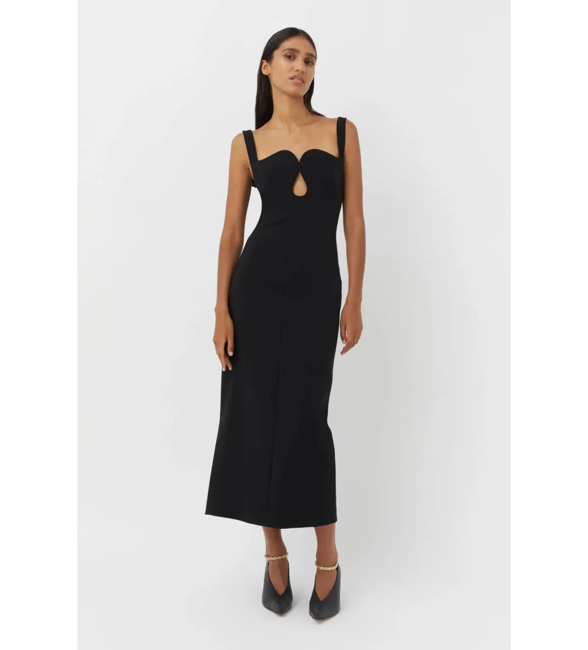Camilla and Marc Brixton Midi Dress Black Size 8 - Image 1