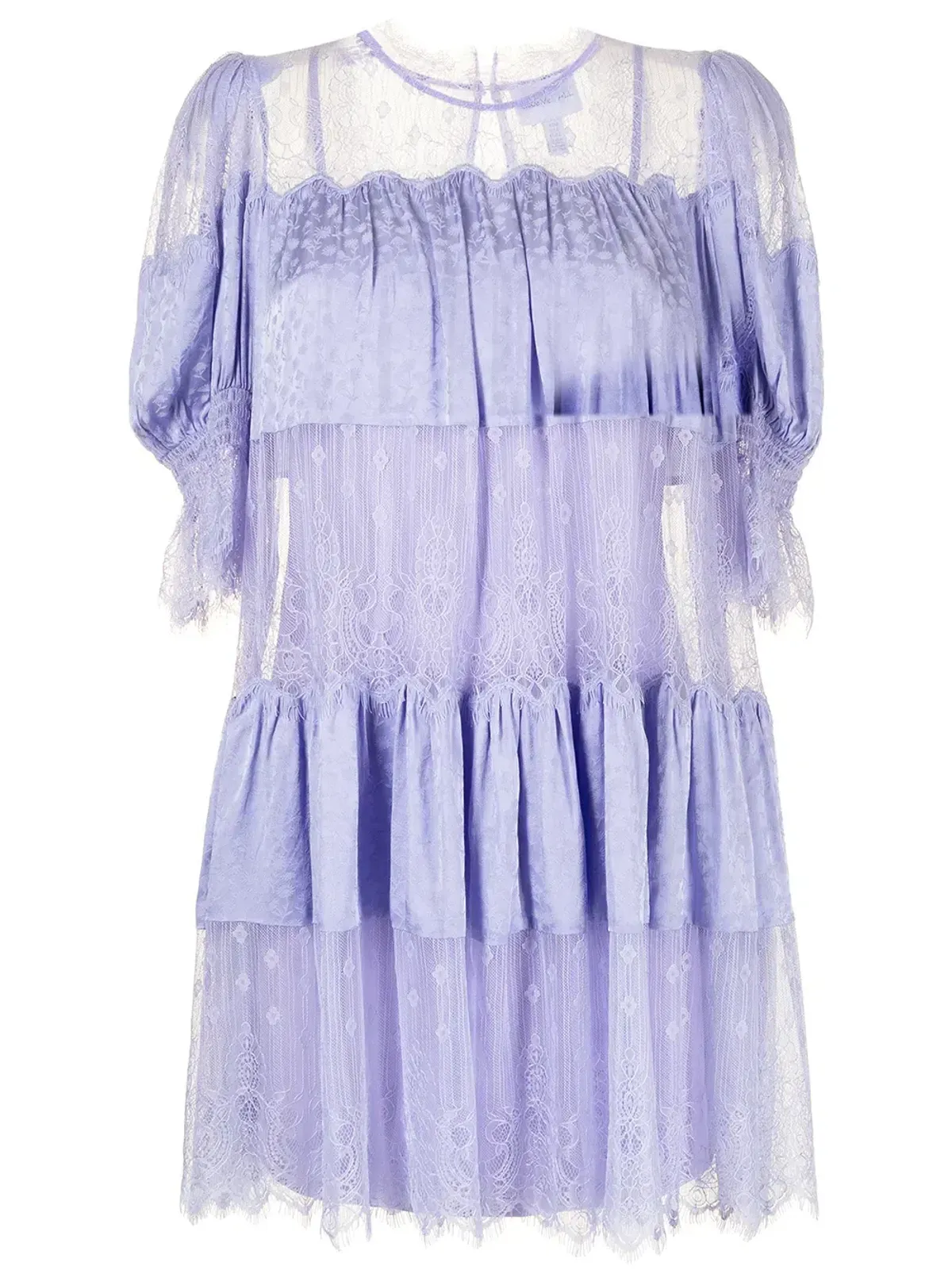 Alice McCall Sun Moon Lace Mini Dress Jacaranda Purple Size 8 - Image 3