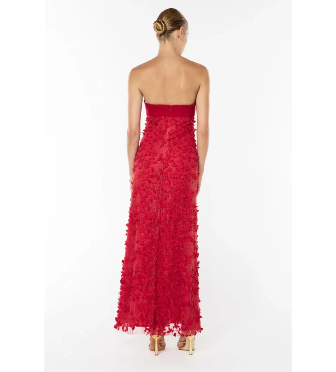 Manning Cartell Enchantment Balconette Maxi Dress Scarlet Red Size AU 6 for rent on The Volte - main image
