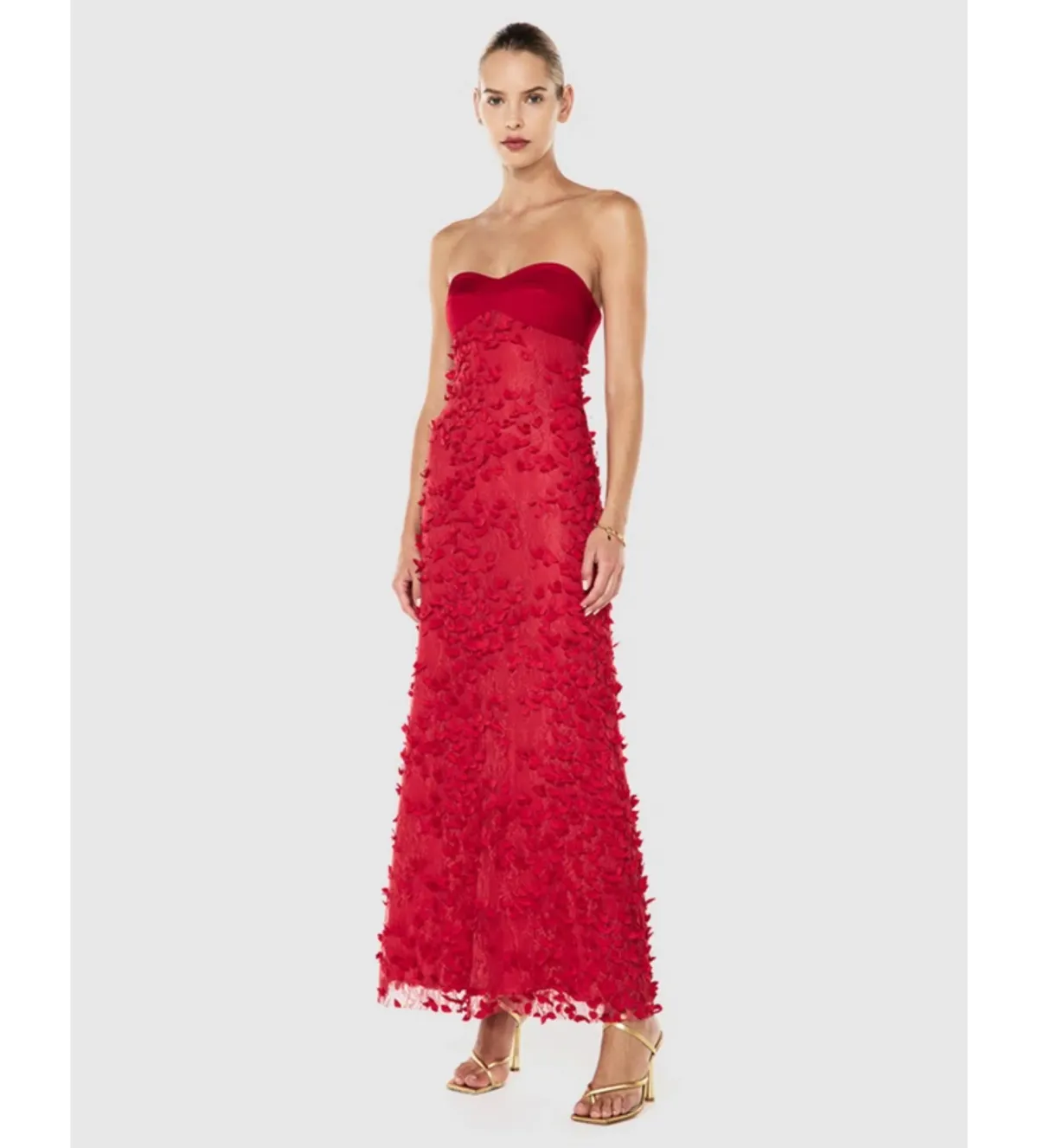 Manning Cartell Enchantment Balconette Dress Scarlet Red Size AU 8 - Image 2