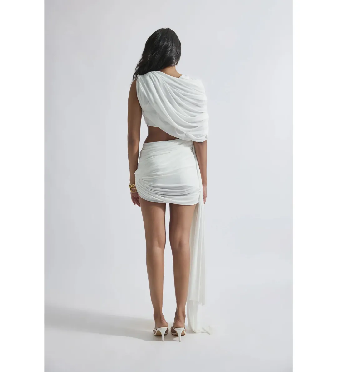 Deme By Gabriella Adelina Mini Dress White Size XS / AU 6 for rent on The Volte - main image