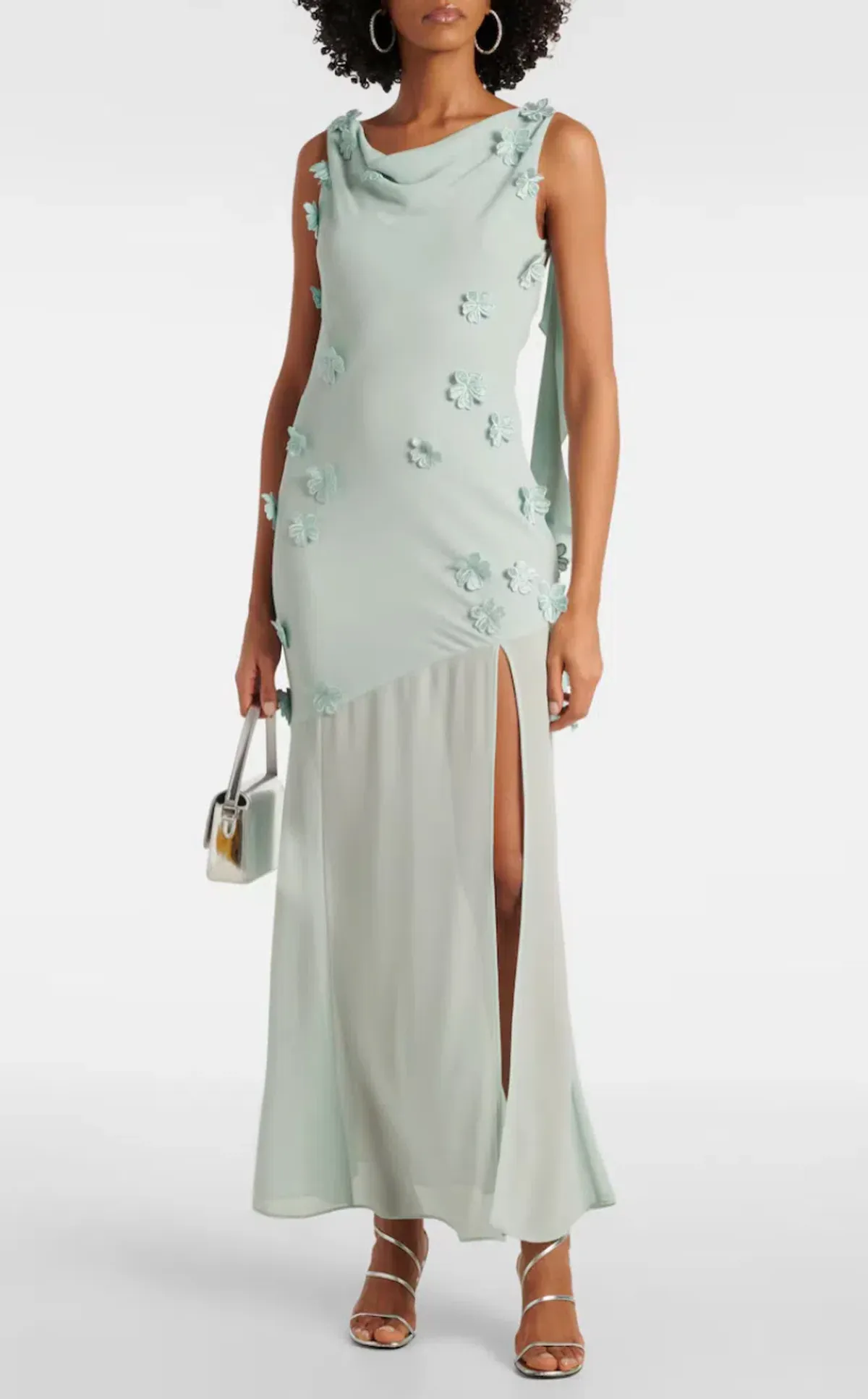 Rotate Birger Christensen Waterfall Maxi Blue Size 8 - Image 1