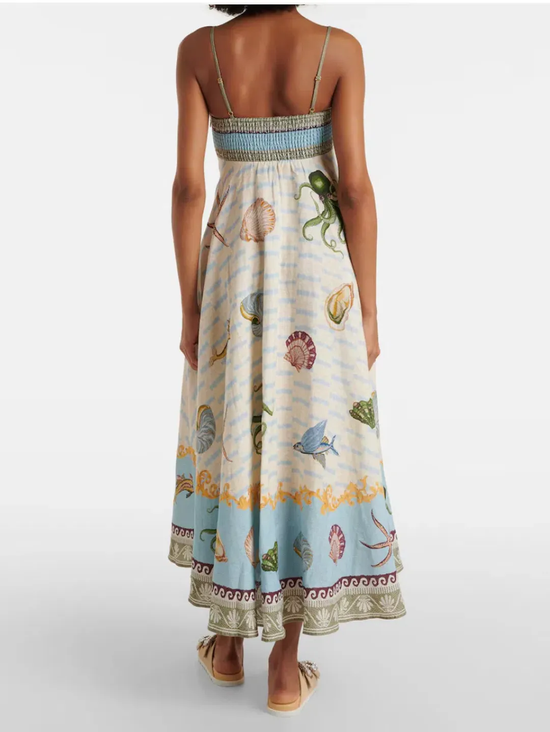Alemais Bath House Sundress Midi Size AU 6 for rent on The Volte - main image