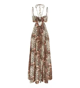 Alice McCall Havana Affair Midi Dress Tigers Eye Print Size XL / AU 14 for rent on The Volte - image 4