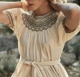 Doen Gilda Midi Dress Cream Size S / Size AU 8 for rent on The Volte - image 2
