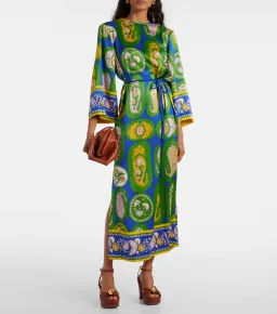 Alemais Printed Maxi Dress My Theresa Exclusive Multi Print Size 10 for rent on The Volte - image 1