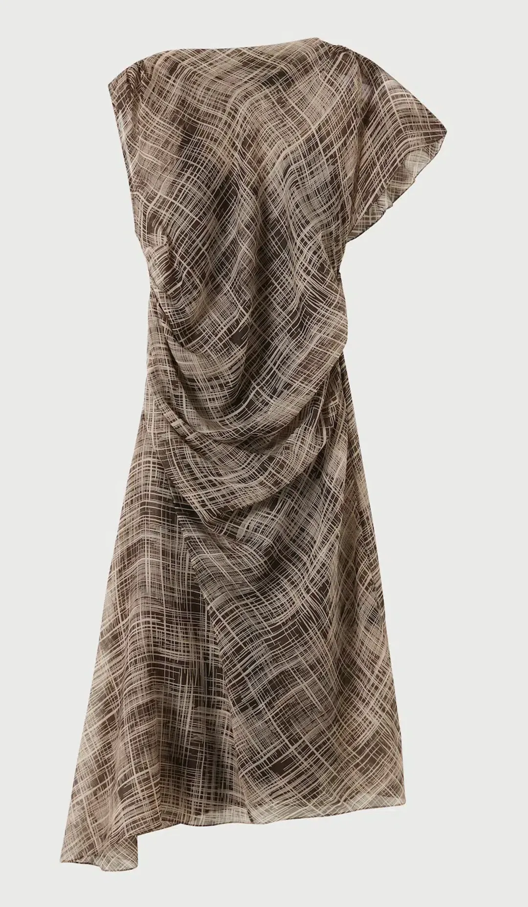 Lee Matthews Posie Dress Chocolate Size AU 10 for rent on The Volte - main image