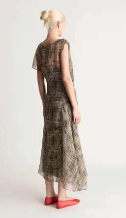Lee Matthews Posie Dress Chocolate Size AU 10 for rent on The Volte - image 4