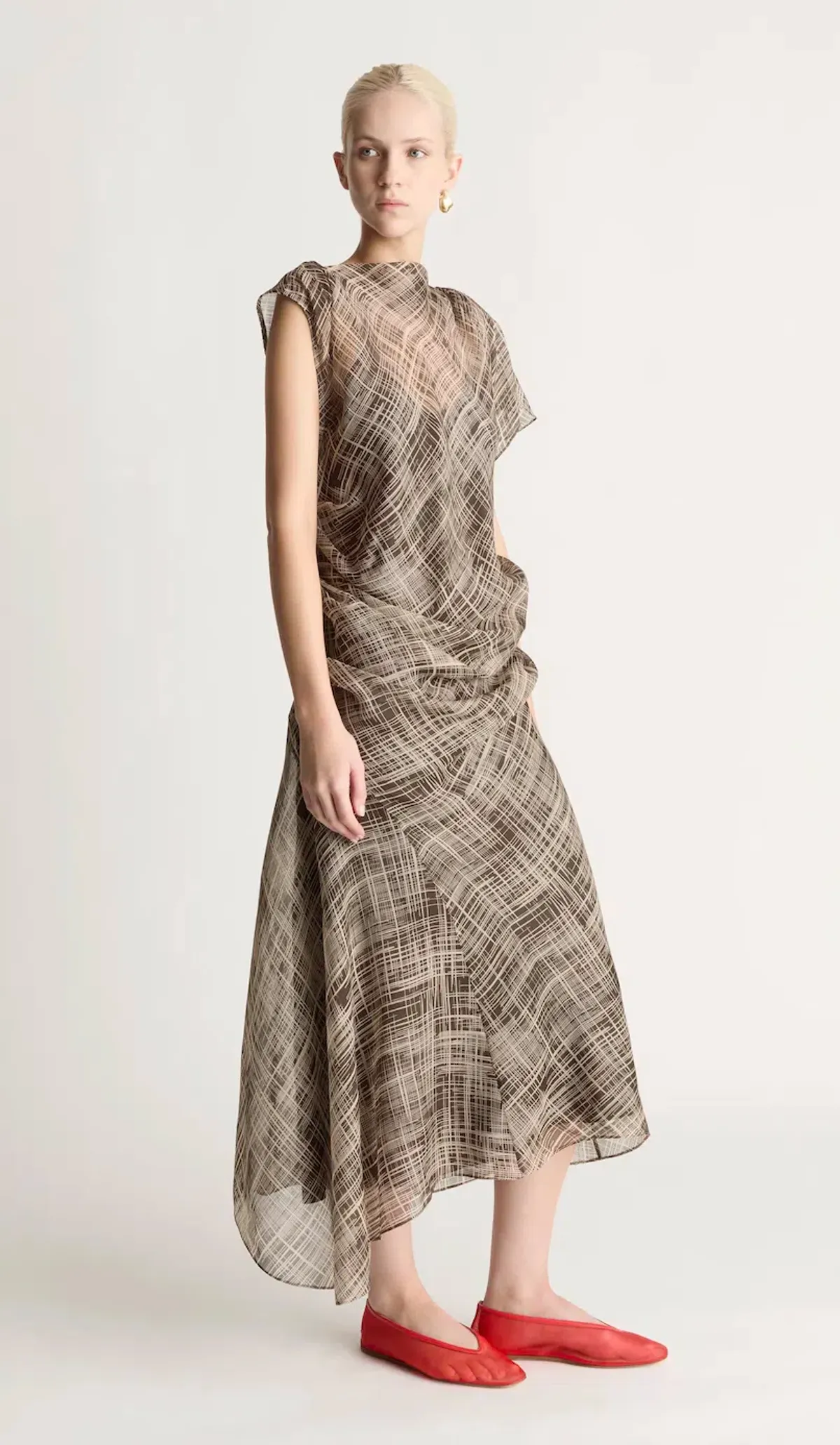 Lee Matthews Posie Dress Chocolate Size AU 10 - Image 1