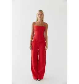 HNTR The Label Luiza Corset Red Size XS / AU 6 for rent on The Volte - image 1