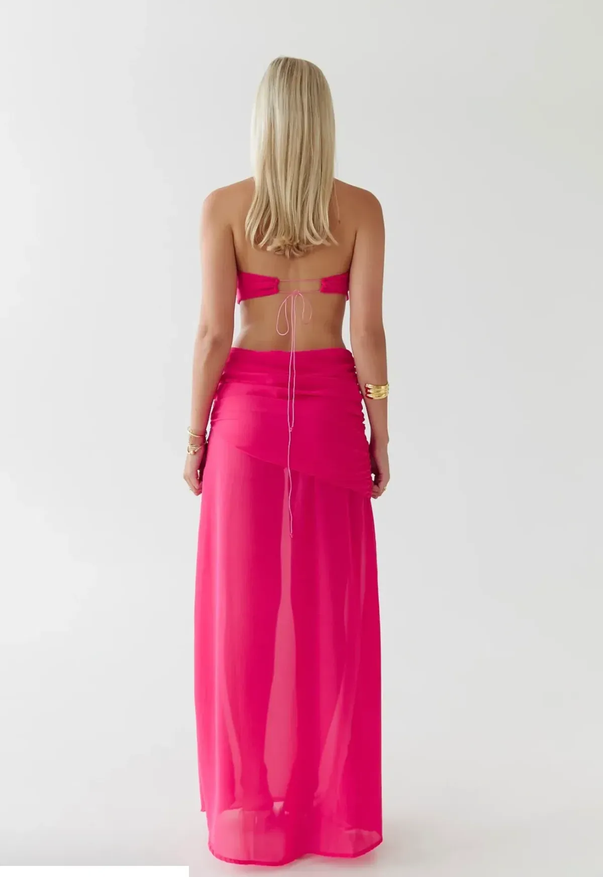 HNTR the label Gigi Set Maxi Dress Magenta Size AU 8 - Image 2