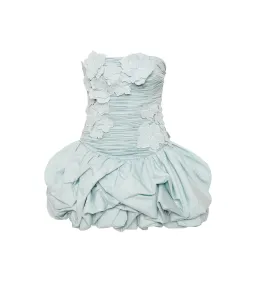 Aje Splendour Mini Dress in Silver Blue Size 12 for rent on The Volte - image 6