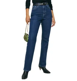 Reformation Pamela Ultra High Rise Straight Leg Jeans Wallis Blue Size 27 in / AU 8 for rent on The Volte - image 2
