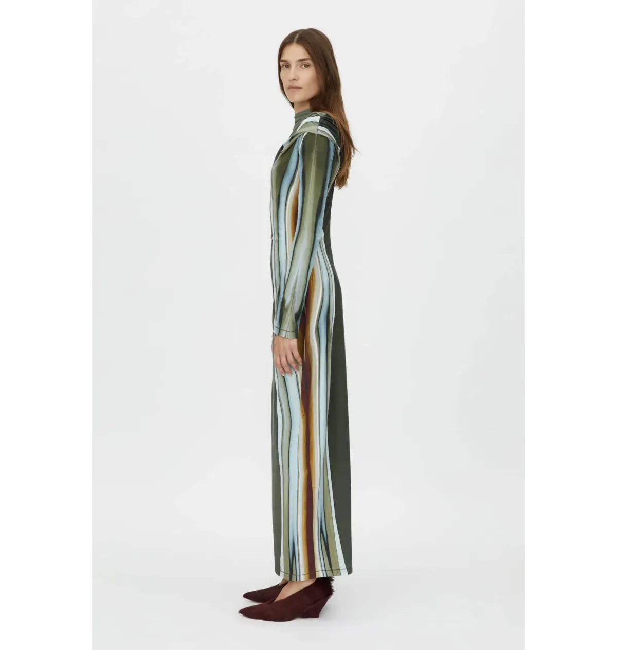 Camilla and Marc Elixir Print Jersey Maxi Dress in Elixir Print Size AU 10 - Image 2