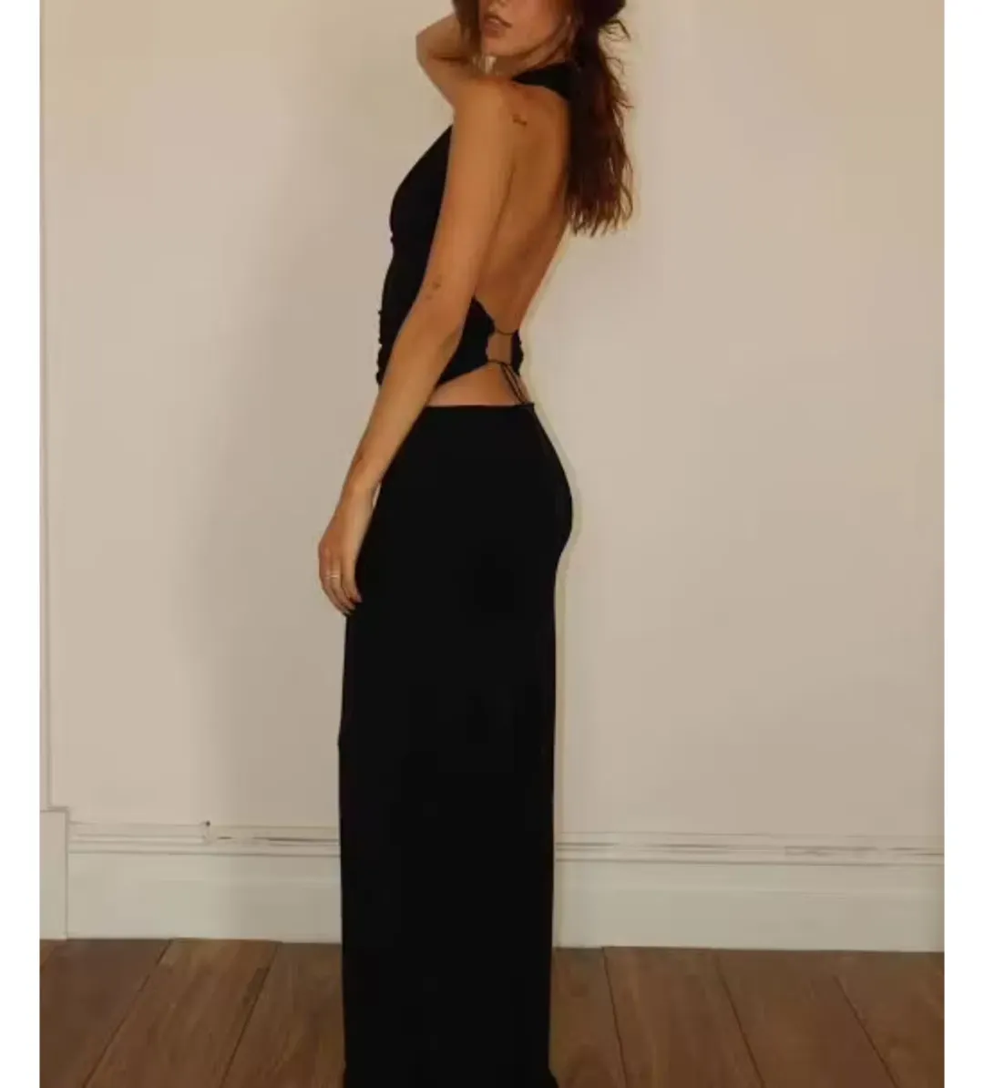 Deconduarte Astor Maxi Dress Black Size XS / Size AU 6 for rent on The Volte - main image