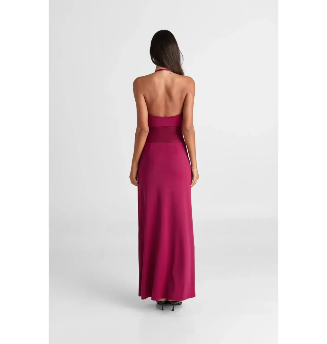 Sasha Therese Sariya Maxi Dress Ruby Size XXS / AU 4 for rent on The Volte - main image