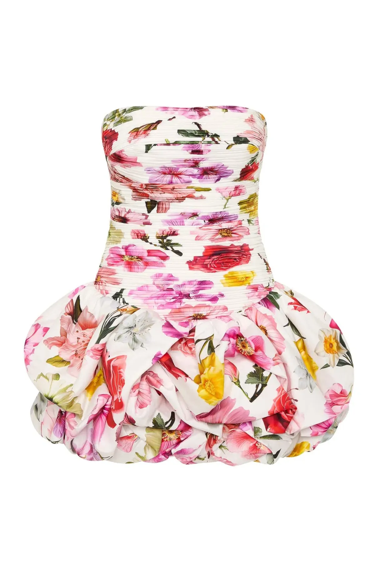 Aje Violette Bubble Hem Mini Dress Collage Floral Size AU 8 - Image 6