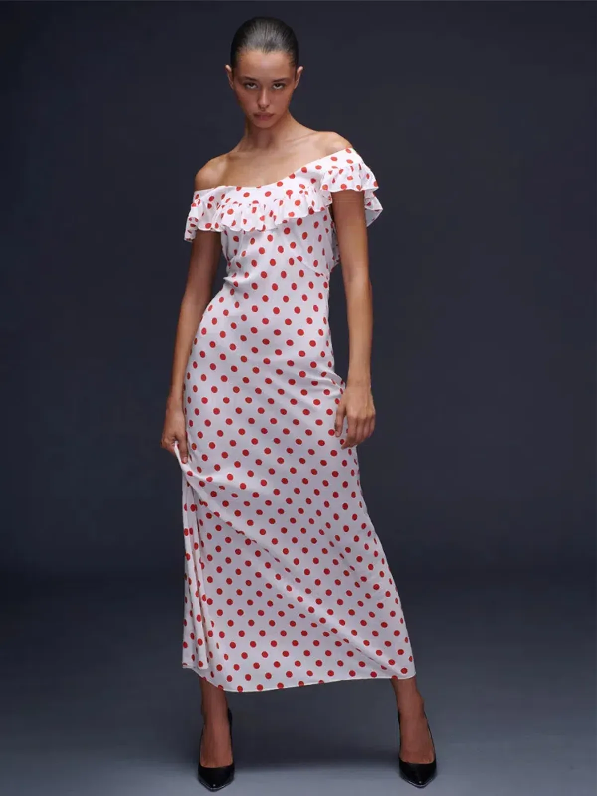Realisation Par The Claudia Dress Super Dot Size XS / AU 6 - Image 1