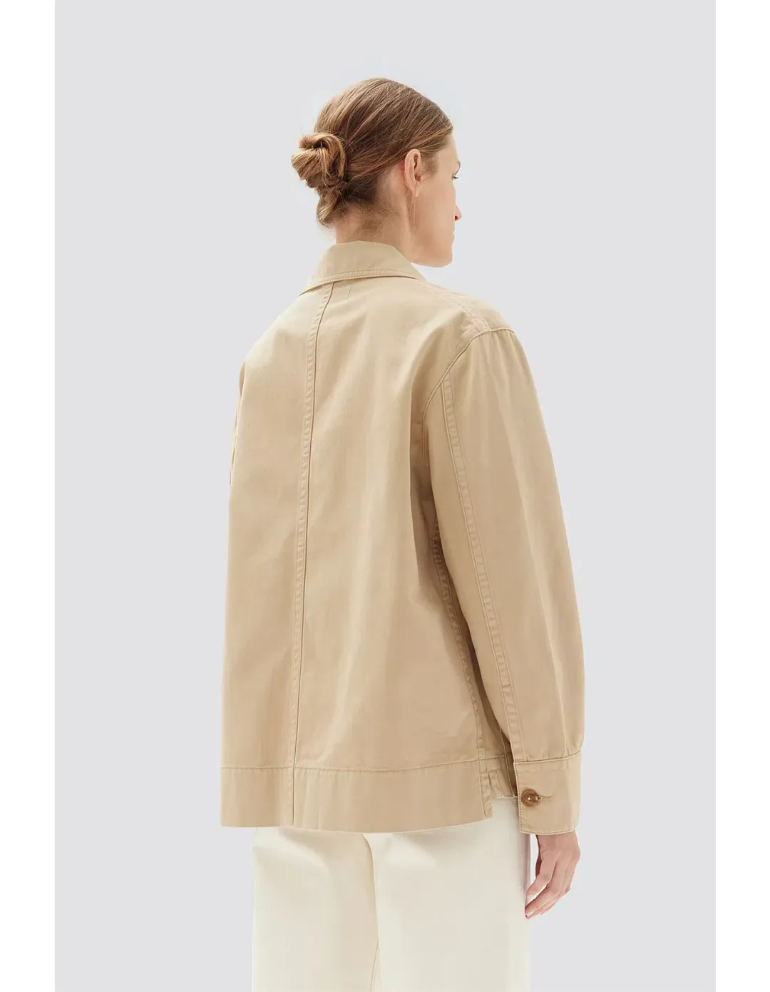 Assembly Label Madison Jacket Light Khaki Size AU 10 for rent on The Volte - main image