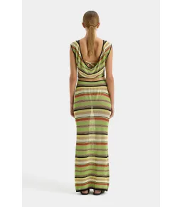 Sir The Label Coastline Tie Dress in Palm Stripe Size 4/AU 14 for rent on The Volte - image 3