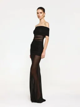 Effie Kats Windsor Gown Black XS/AU 6 for rent on The Volte - image 2