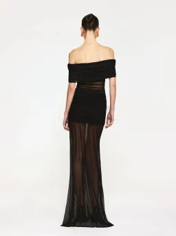 Effie Kats Windsor Gown Black XS/AU 6 for rent on The Volte - image 3
