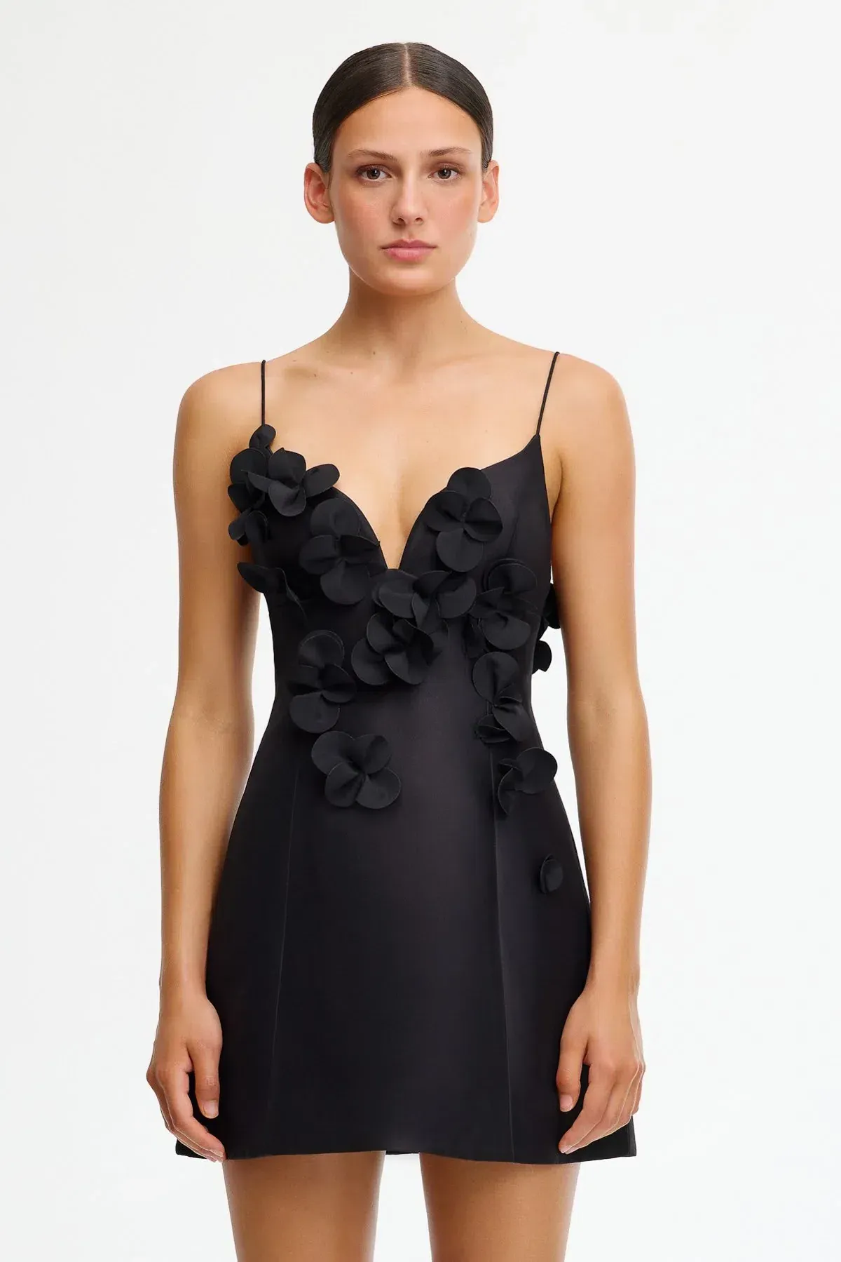 Acler Bilston Mini Dress Black Size 10 - Image 2