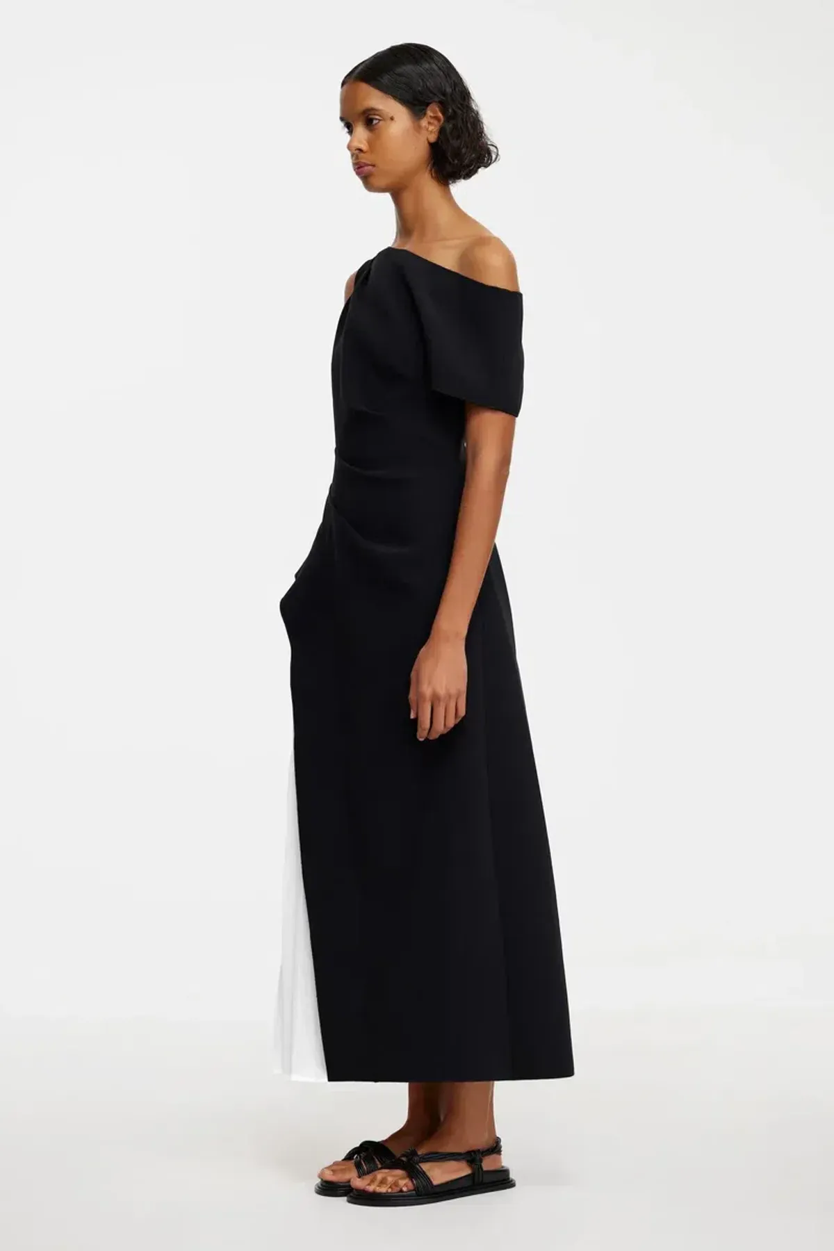 Acler Sudden Midi Dress Black Size 8 - Image 3
