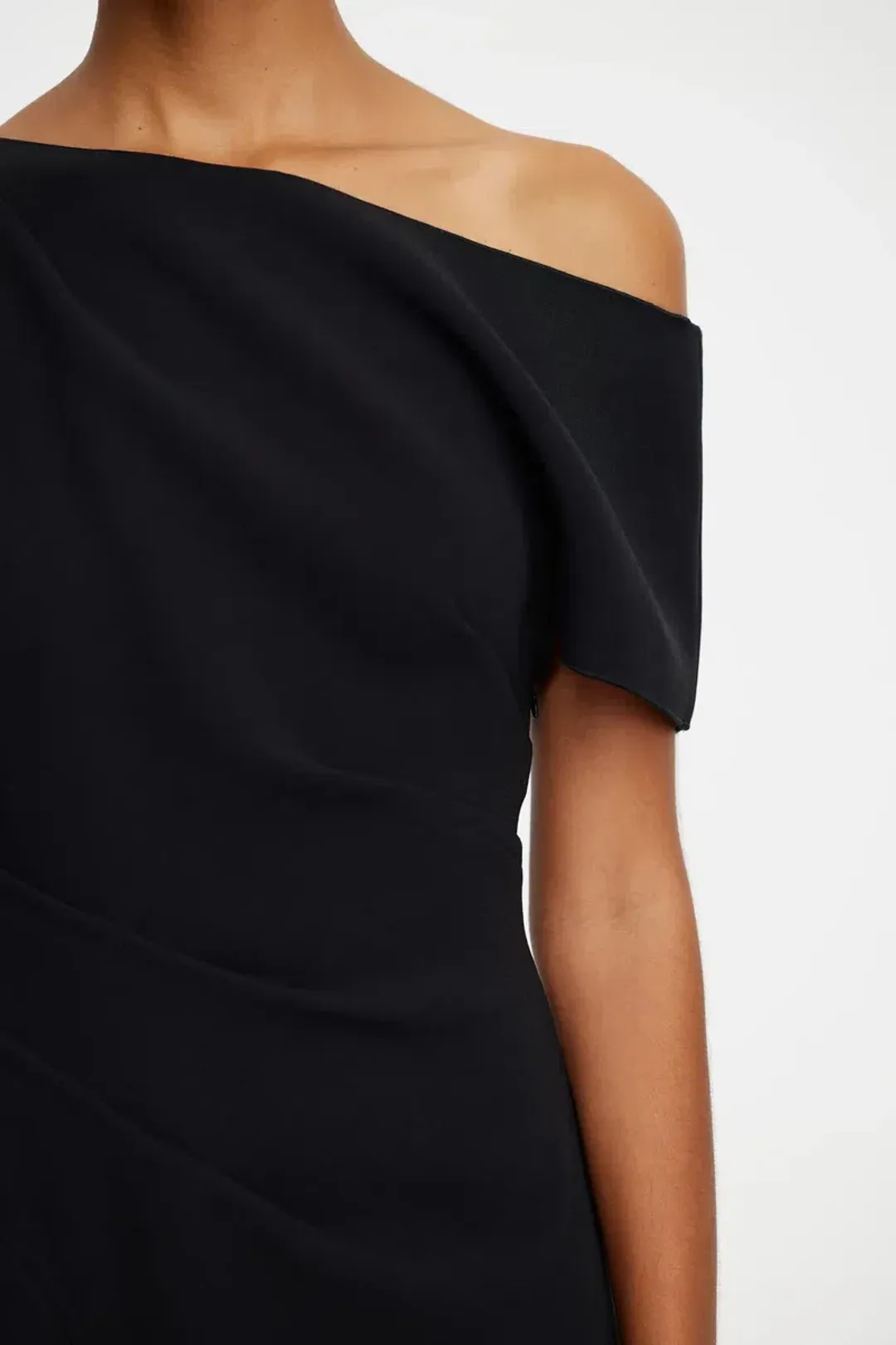 Acler Sudden Midi Dress Black Size 8 for rent on The Volte - main image