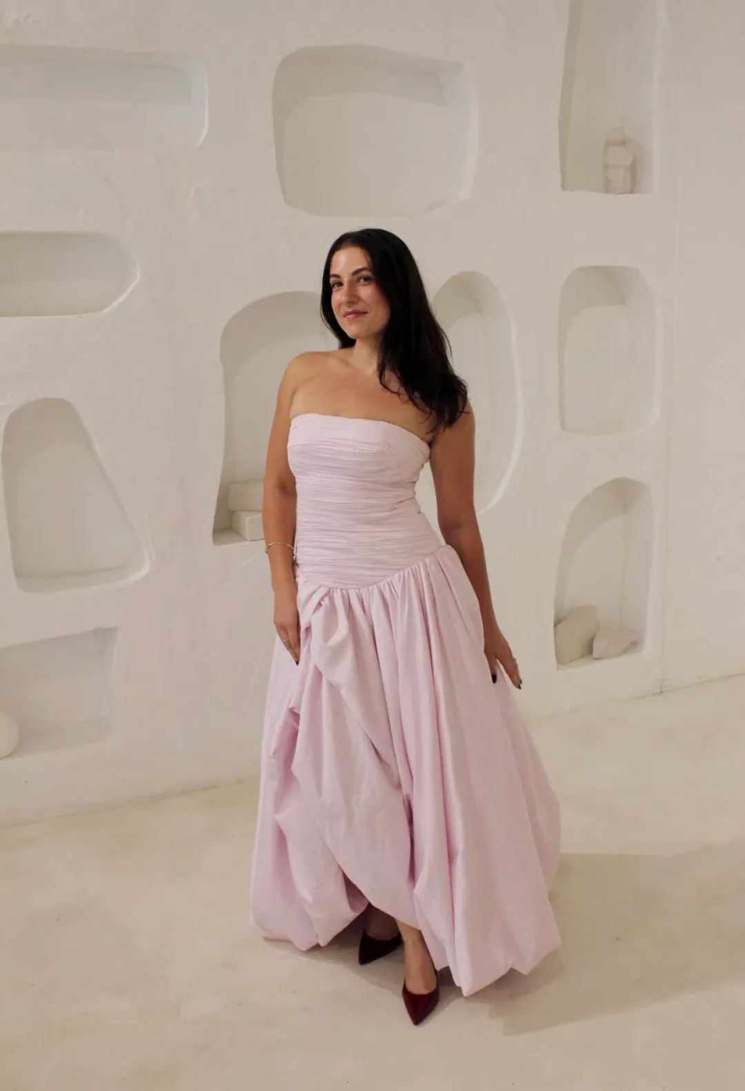 Aje The Label Bubble Hem Gown Violette Size 10 for rent on The Volte - main image