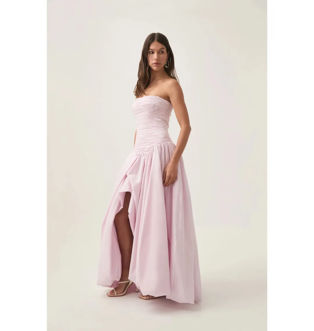 Aje The Label Bubble Hem Gown Violette Size 10 for rent on The Volte - main image