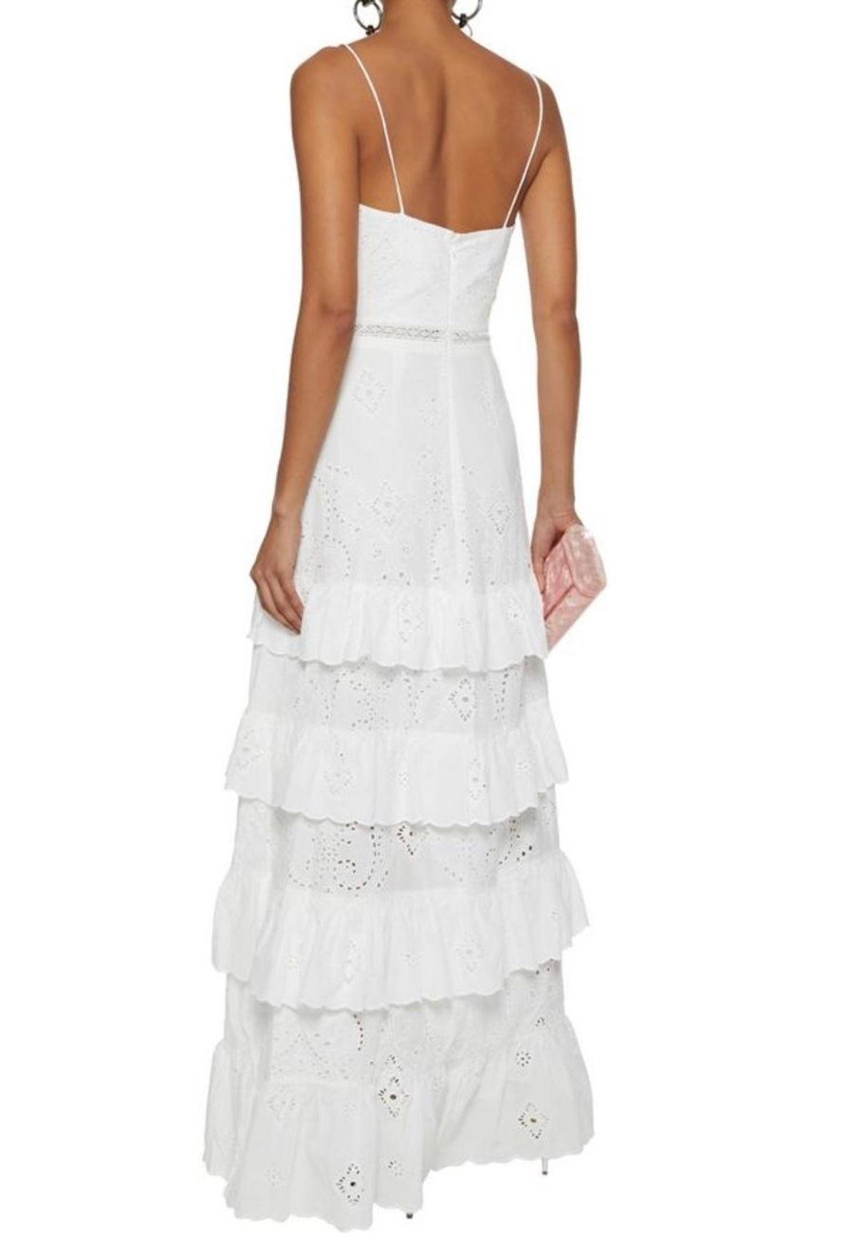 NICHOLAS White Broderie Dress Size 6 - Image 2