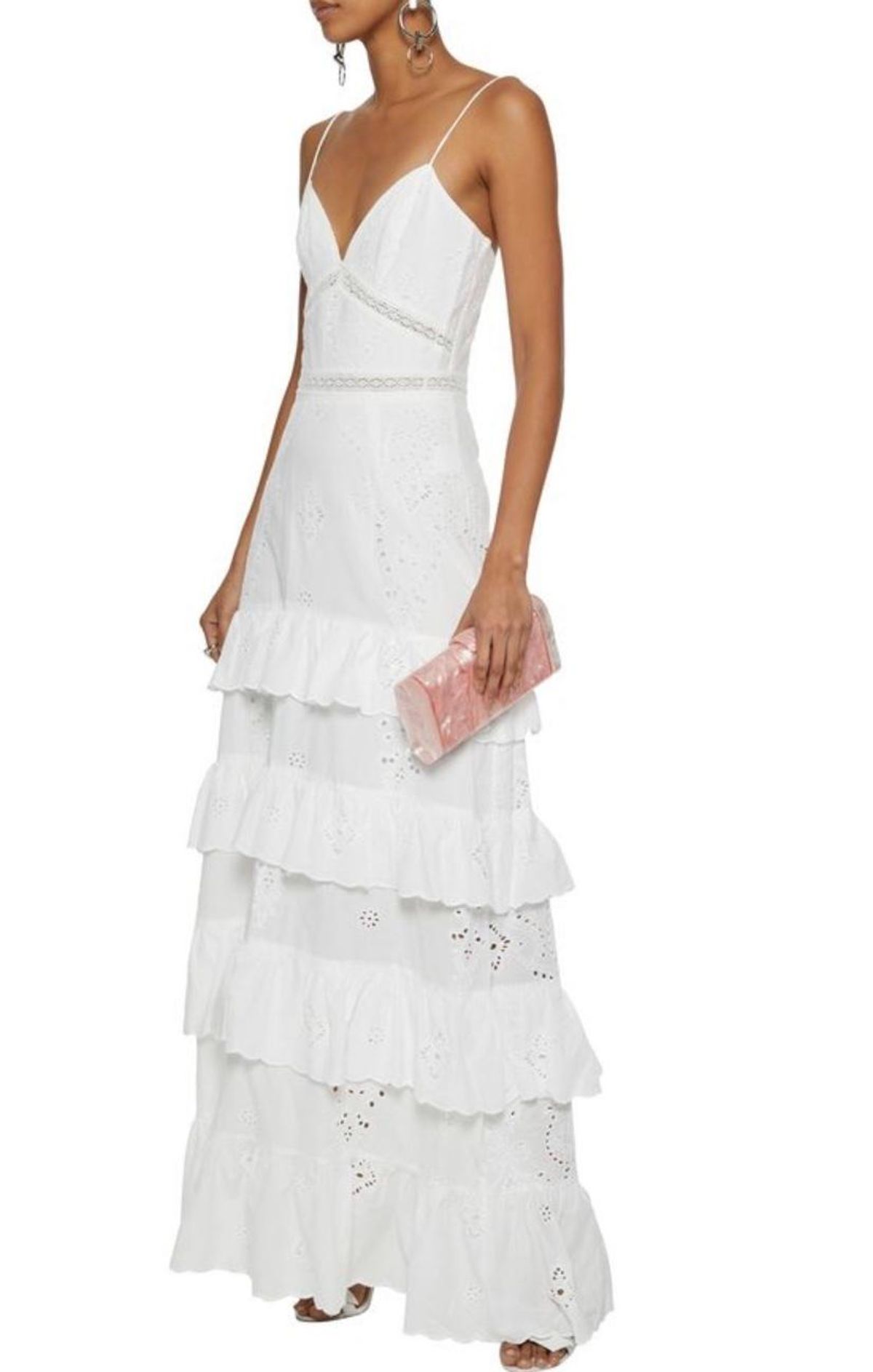 NICHOLAS White Broderie Dress Size 6 - Image 1