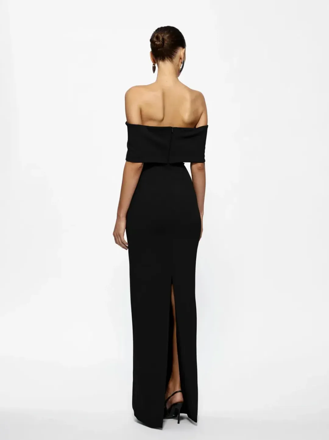 Effie Kats Rosalind Gown Maxi Black Size AU 8 for rent on The Volte - main image