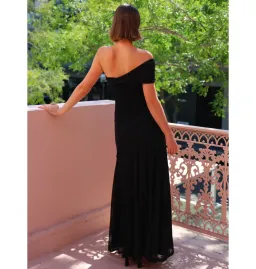 By Nicola Fiesta Maxi Dress Black Size 12 for rent on The Volte - image 2