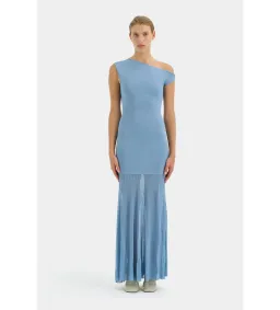 Sir Indigo Twist Dress in Blue Size 1 / AU 8 for rent on The Volte - image 1