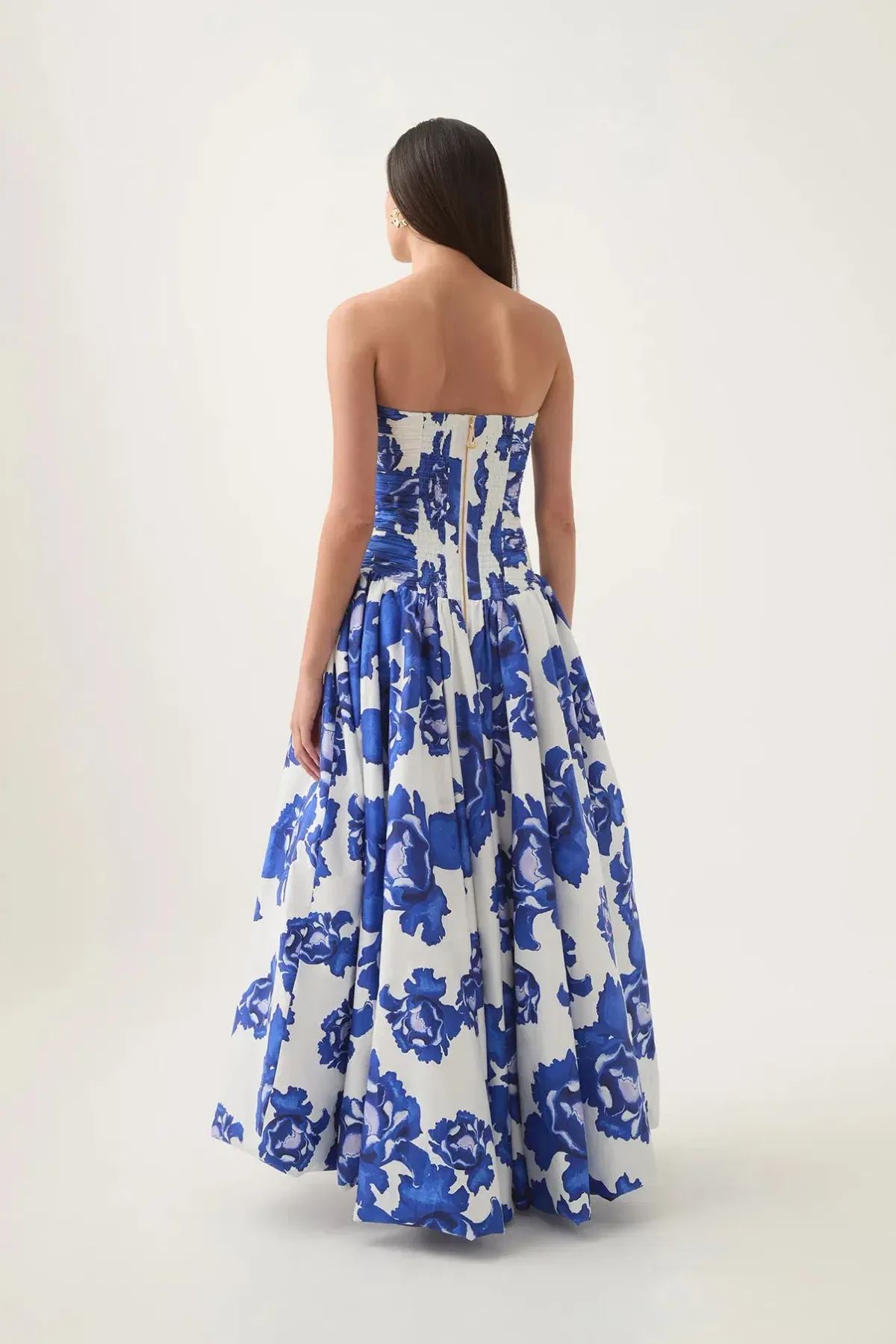 Aje Cobalt Behold Maxi Dress Floral Size 10 - Image 2