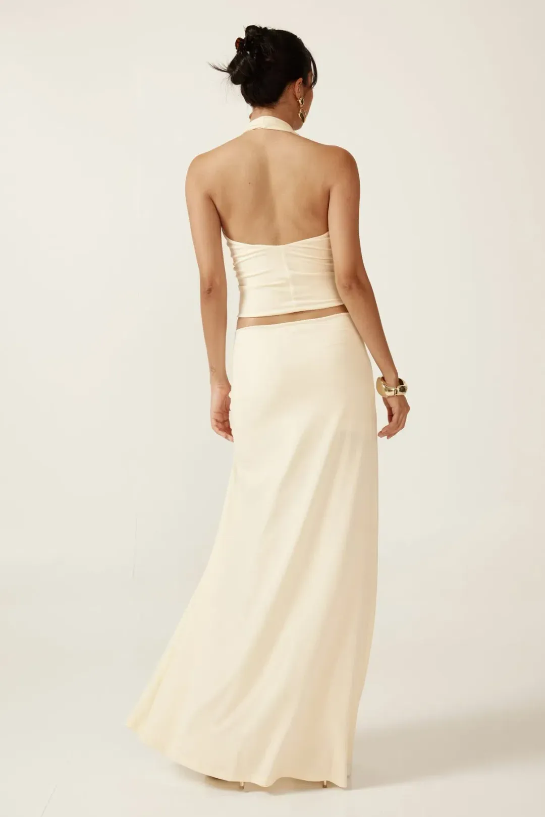 Ance Gria Nellie Maxi Set Cream Size 6 for rent on The Volte - main image