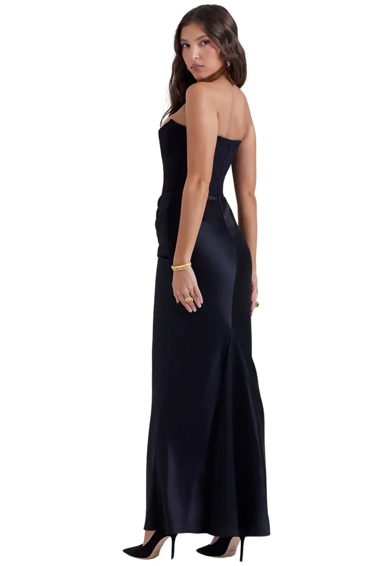 House Of Cb Persephone Dress Black Size 10 - Image 2