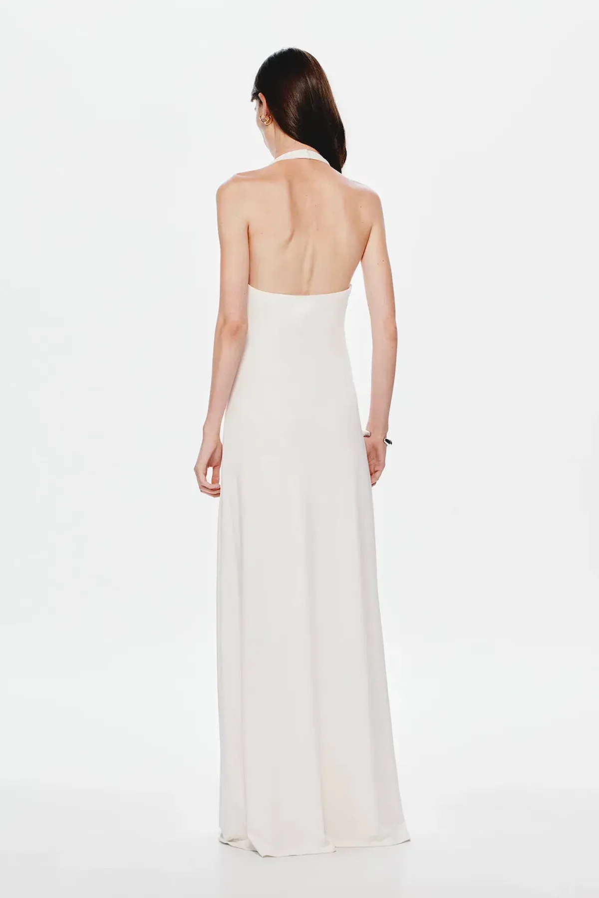 Misha Jennifer Cupro Maxi in White Size 6 - Image 3