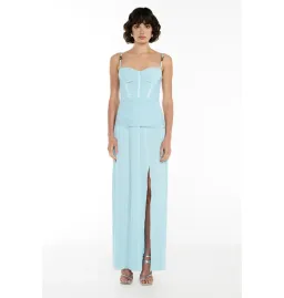 Manning Cartell Double Time Pleat Dress Acqua Spritz Size AU 8 for rent on The Volte - image 1