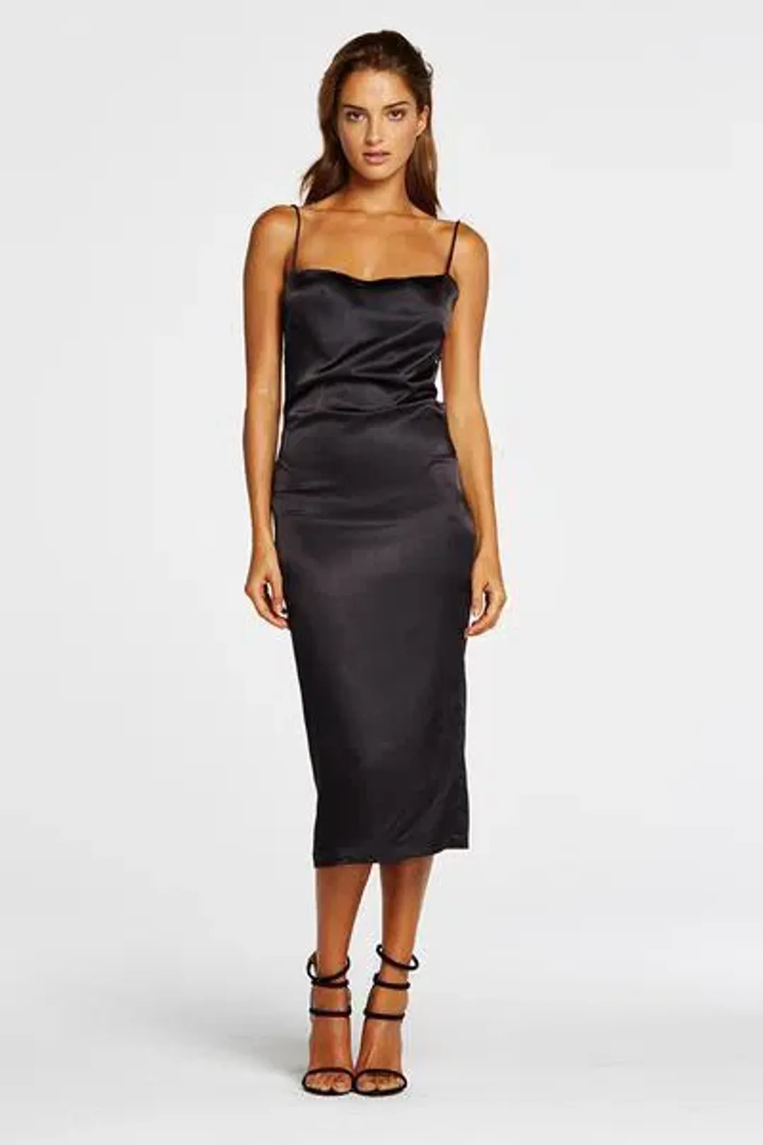 Maurie & Eve Apache Dress Black Midi Size AU 8 for rent on The Volte - main image