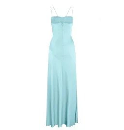 HNTR The Label Gaia Gown Aqua Size S / AU 8 for rent on The Volte - image 4