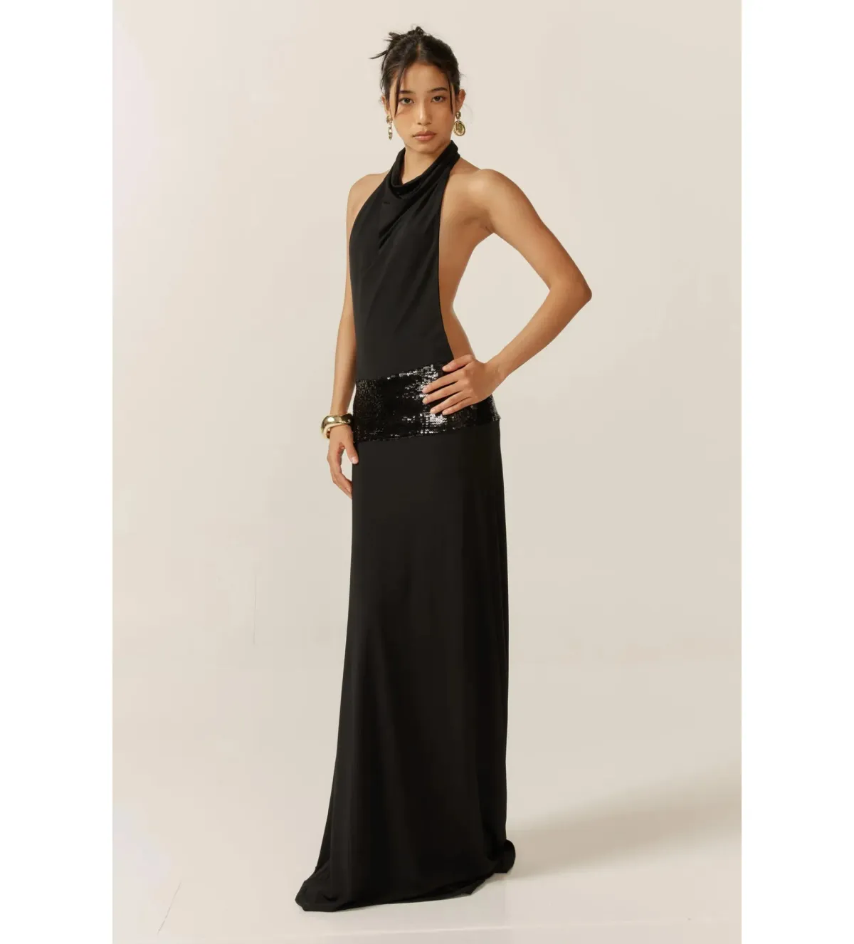 Ance Gria Adele Gown Black Size XS / AU 6 - Image 2