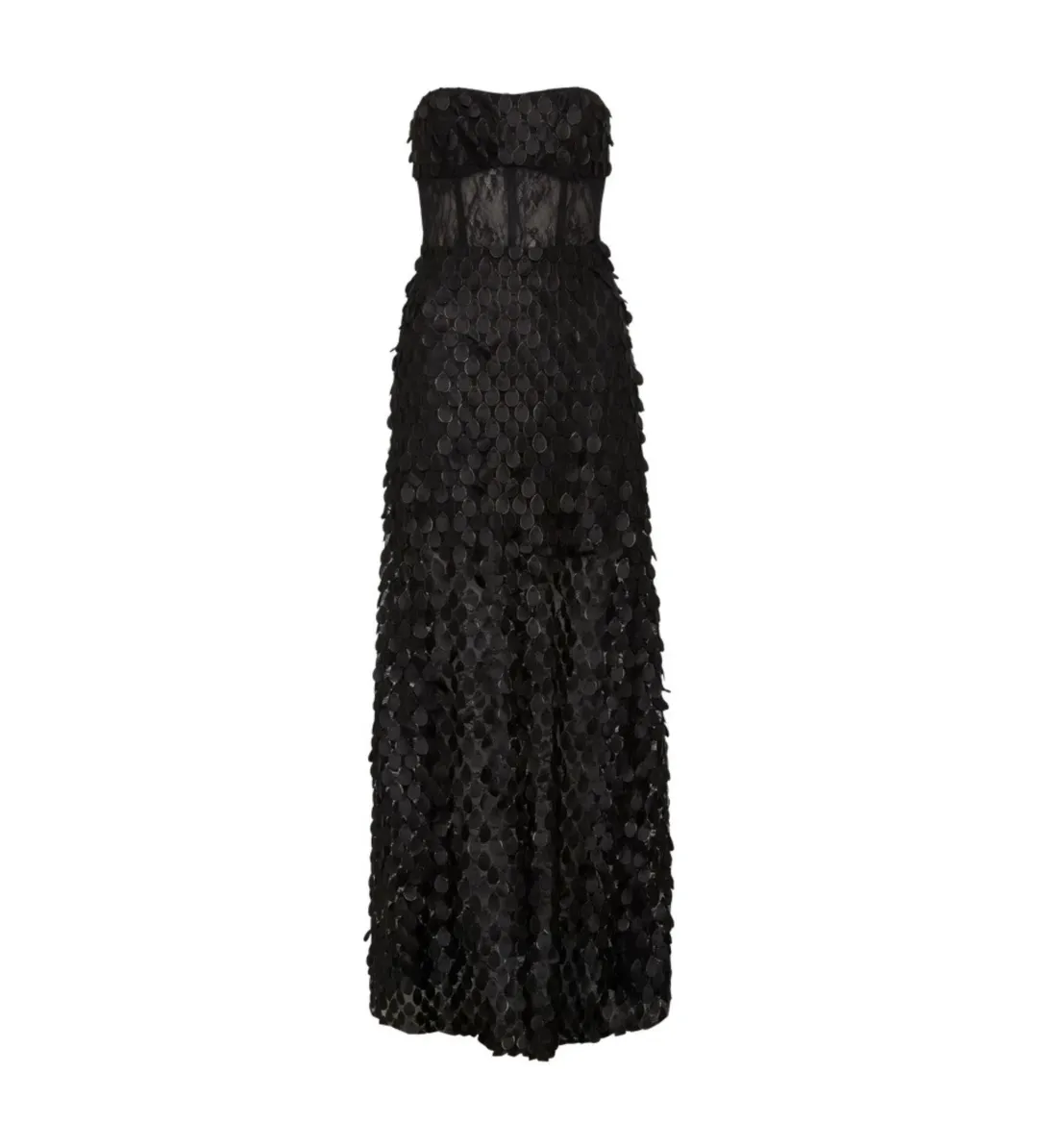 Manning Cartell Supreme Extreme Strapless Gown Black Size AU 10 for rent on The Volte - main image