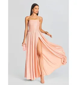 Retrofete Jacie Dress in Peach Size XS / AU 4 for rent on The Volte - image 1
